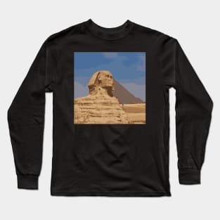 egyptian sphinx Long Sleeve T-Shirt